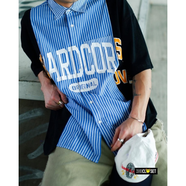 2ND CLOSET COLLEGE RECONSTRUCT COLLAR T-SHIRT