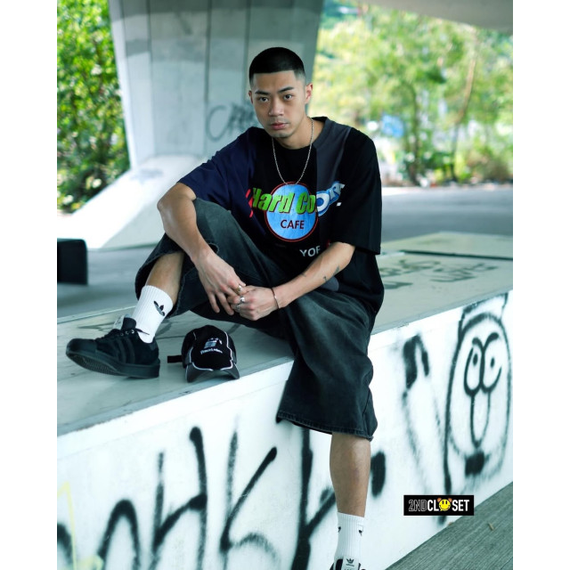 2ND CLOSET HARDCORE RECONSTRUCT WASHED T-SHIRT