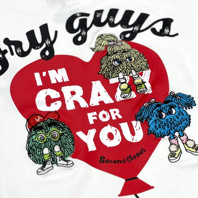 2ND CLOSET LOVE FRY GUYS BALLON T-SHIRT