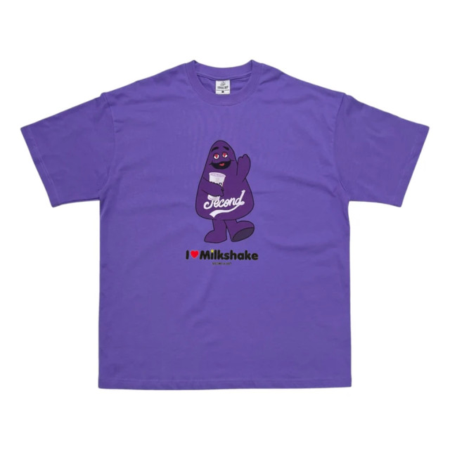 2ND CLOSET LOVE GRIMACE PRINTED T-SHIRT