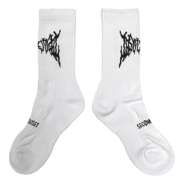 2ND CLOSET PUNK LOGO SOCKS