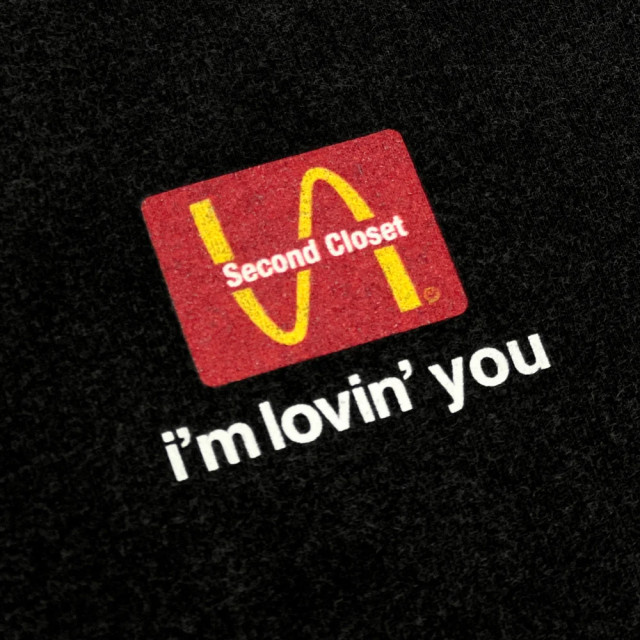 2ND CLOSET RECEIPT WASHED T-SHIRT