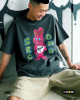 2ND CLOSET SECOUND RABBIT PRINT T-SHIRT