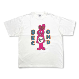 2ND CLOSET SECOUND RABBIT PRINT T-SHIRT