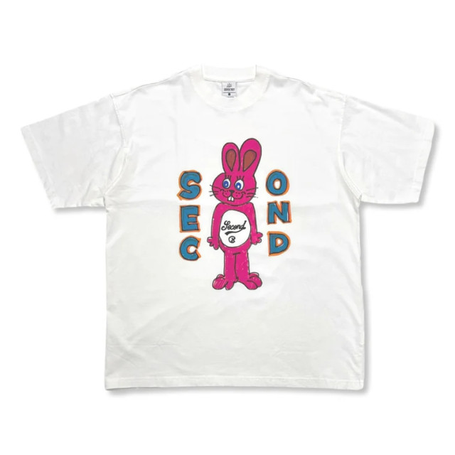 2ND CLOSET SECOUND RABBIT PRINT T-SHIRT