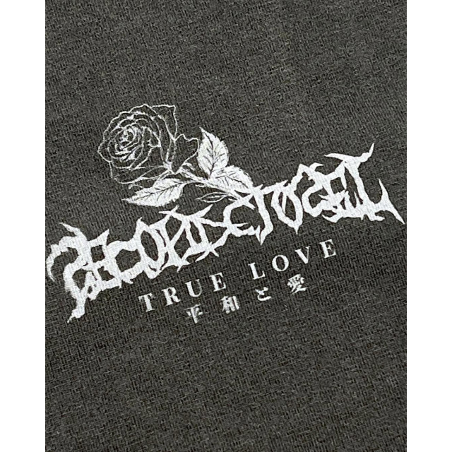 2ND CLOSET TRUE LOVE PRINTED WASHED T-SHIRT