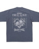 2ND CLOSET TRUE LOVE PRINTED WASHED T-SHIRT