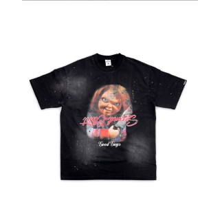 2ND CLOSET CHUCKY KILLER PRINTED WASHED T-SHIRT