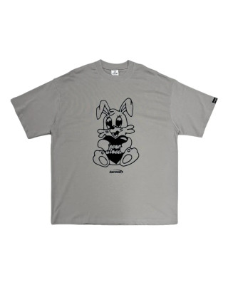 2ND CLOSET SECOND RABBIT WITH LOVE PRINTED T-SHIRT