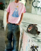 2ND CLOSET THINK DIFFICULT CINDERALLA PRINTED T-SHIRT