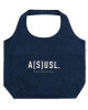 A[S]USL DENIM OVERSIZE TOTE BAG