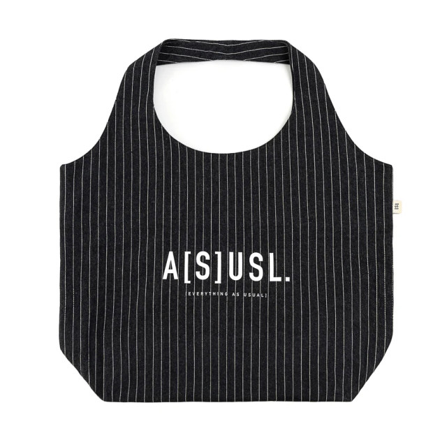 A[S]USL DENIM OVERSIZE TOTE BAG