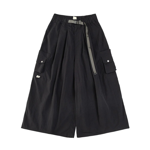 A[S]USL SIDE POCKET WIDE PANTS