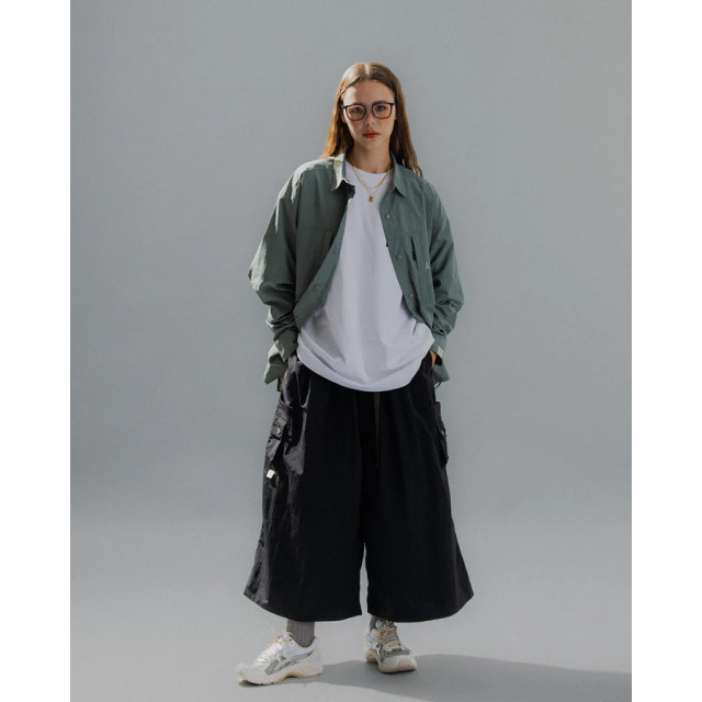 A[S]USL SIDE POCKET WIDE PANTS