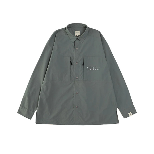 A[S]USL NYLON ZIPPER POCKET SHIRT