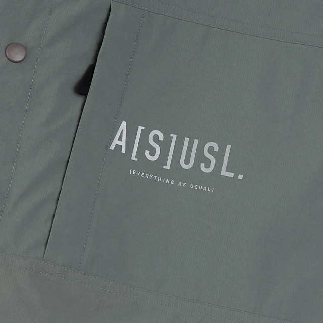 A[S]USL NYLON ZIPPER POCKET SHIRT