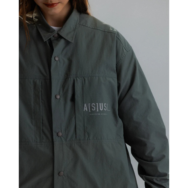 A[S]USL NYLON ZIPPER POCKET SHIRT