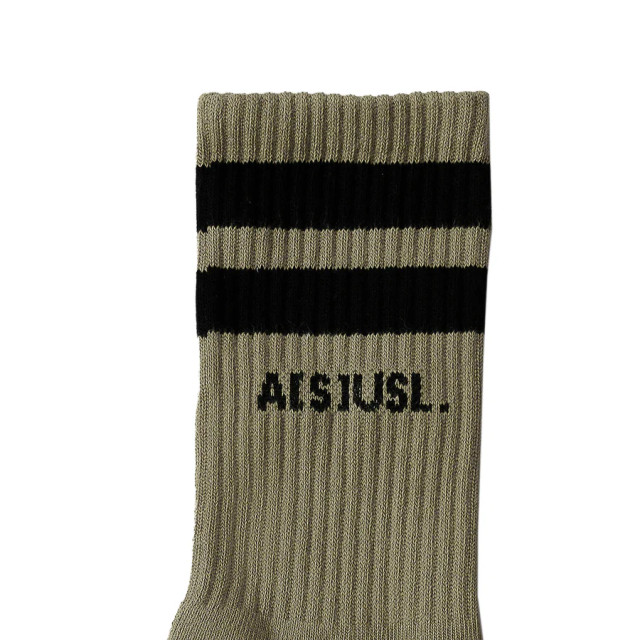 A[S]USL 2 STRIPES LOGO CREW SOCKS