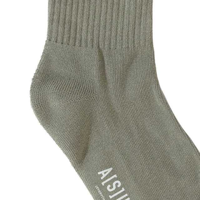 A[S]USL 2 STRIPES LOGO CREW SOCKS