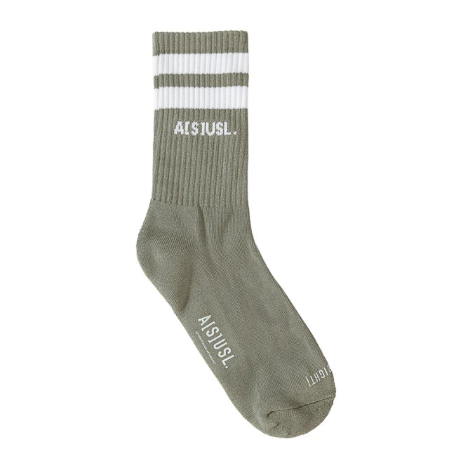 A[S]USL 2 STRIPES LOGO CREW SOCKS