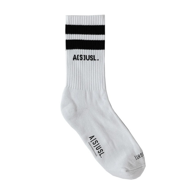 A[S]USL 2 STRIPES LOGO CREW SOCKS