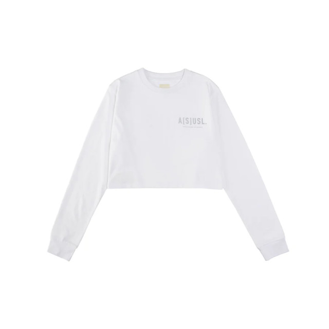 A[S]USL REFLECTIVE LOGO CROPPED LONG TEE