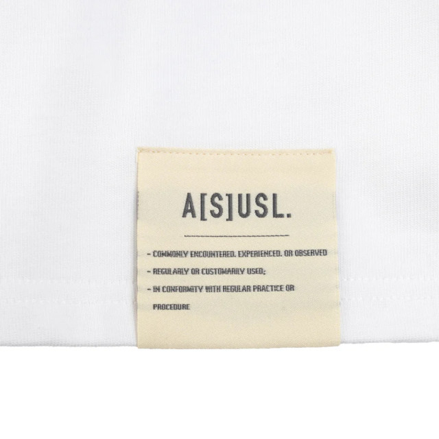 A[S]USL REFLECTIVE LOGO CROPPED LONG TEE