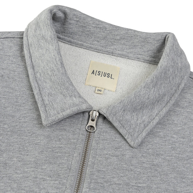 A[S]USL BE TRUE CROPPED POLO SWEATSHIRT