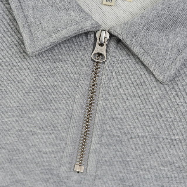 A[S]USL BE TRUE CROPPED POLO SWEATSHIRT