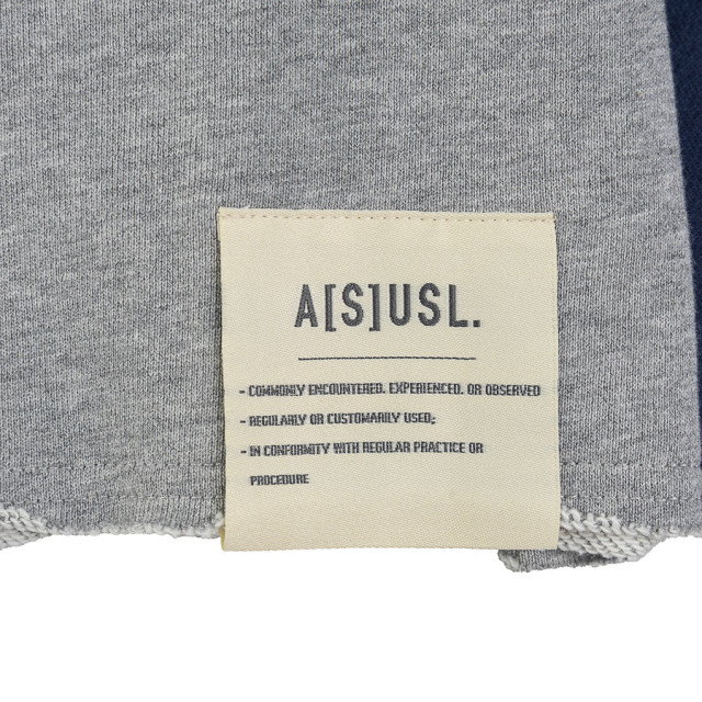 A[S]USL BE TRUE CROPPED POLO SWEATSHIRT