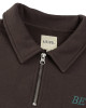 A[S]USL BE TRUE CROPPED POLO SWEATSHIRT