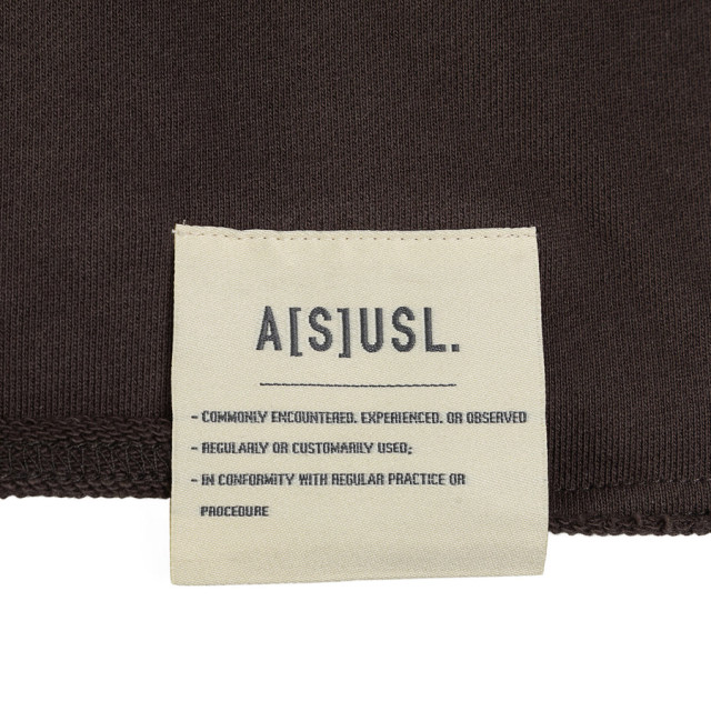 A[S]USL BE TRUE CROPPED POLO SWEATSHIRT