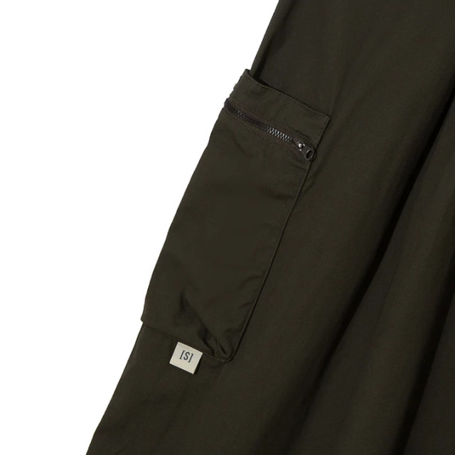 A[S]USL CANVAS ZIPPER POCKET WIDE PANTS