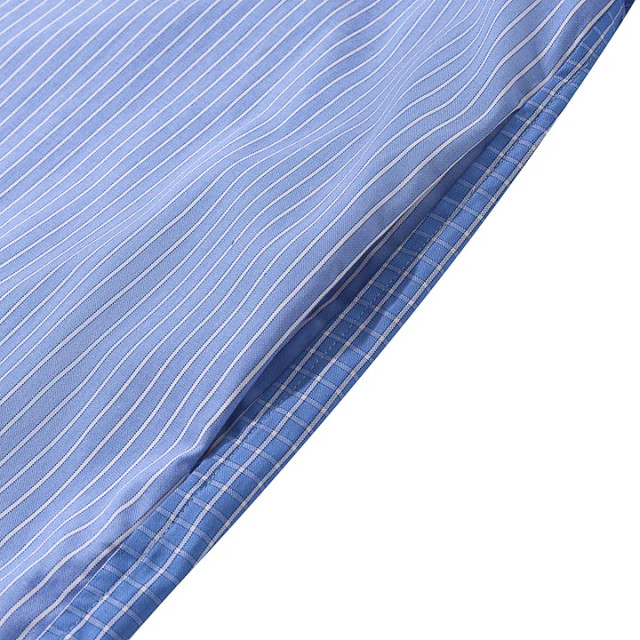 A[S]USL STRIPES MIX CHECKS B/D SHIRT