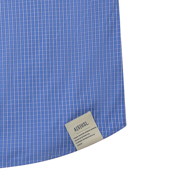 A[S]USL STRIPES MIX CHECKS B/D SHIRT