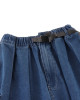 A[S]USL CARGO DENIM FLARE SKIRT