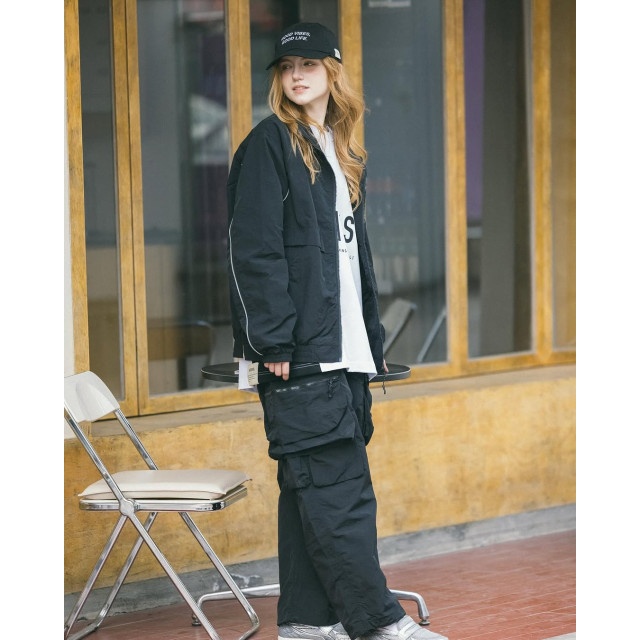 A[S]USL REFLECTIVE LOGO TRACK JACKET