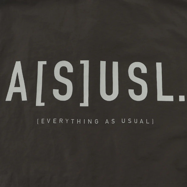 A[S]USL REFLECTIVE LOGO TRACK JACKET