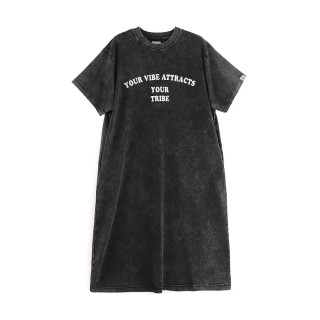 A[S]USL SNOW WASH VIBE ATTRACTION LONG TEE