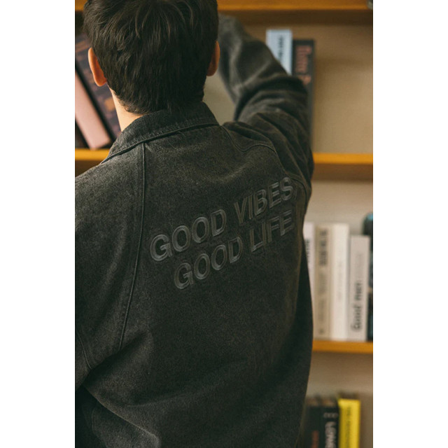 A[S]USL GOOD VIBES DENIM WORKER JACKET