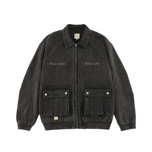 A[S]USL GOOD VIBES DENIM WORKER JACKET