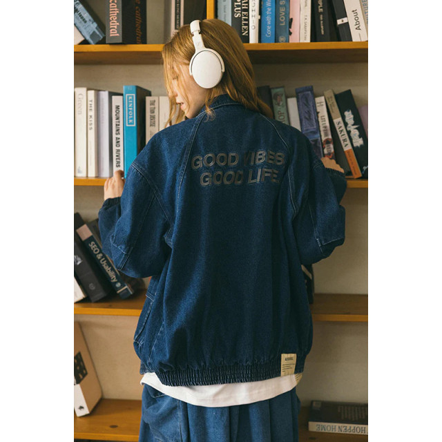 A[S]USL GOOD VIBES DENIM WORKER JACKET