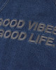 A[S]USL GOOD VIBES DENIM WORKER JACKET