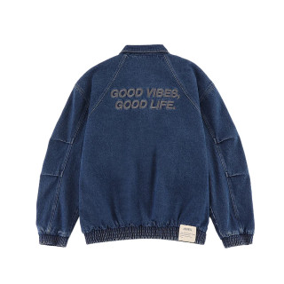 A[S]USL GOOD VIBES DENIM WORKER JACKET