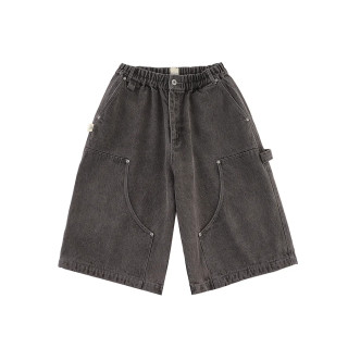 A[S]USL DENIM WORKER CROPPED PANTS