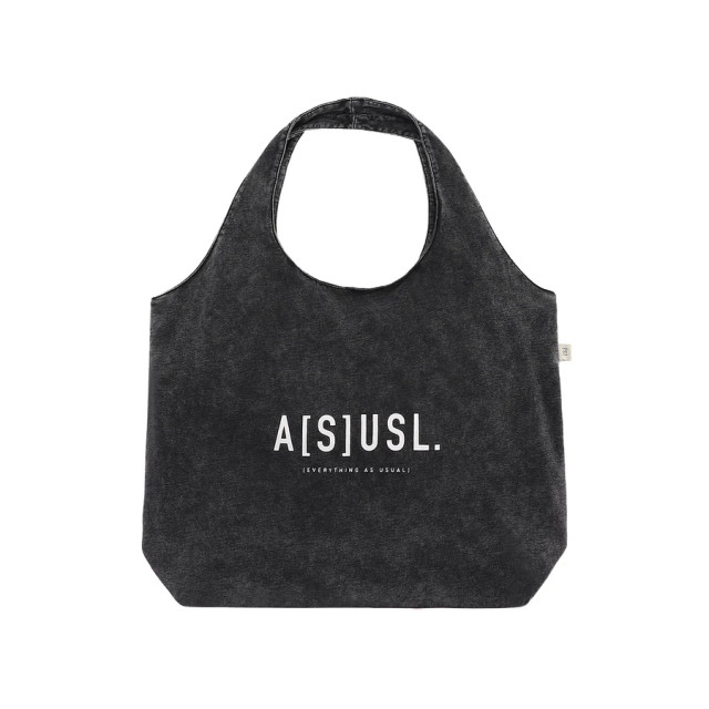 A[S]USL OVERSIZE SNOW WASH TOTE BAG