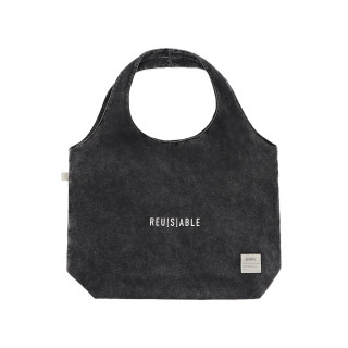 A[S]USL OVERSIZE SNOW WASH TOTE BAG