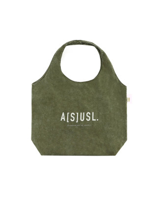 A[S]USL OVERSIZE SNOW WASH TOTE BAG