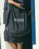 A[S]USL OVERSIZE SNOW WASH TOTE BAG