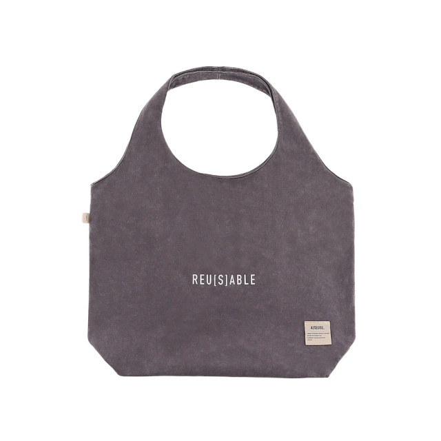 A[S]USL OVERSIZE SNOW WASH TOTE BAG